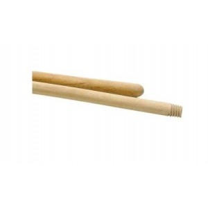 Rúčka drevená so závitom (vyrezaný hrubý závit) 150 cm